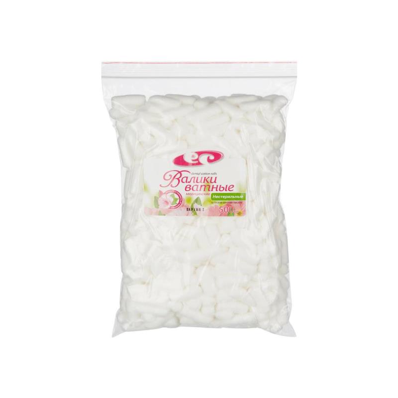 Изображение Валики ватные нестерильные 30х10мм 500шт Емельянъ Савостинъ