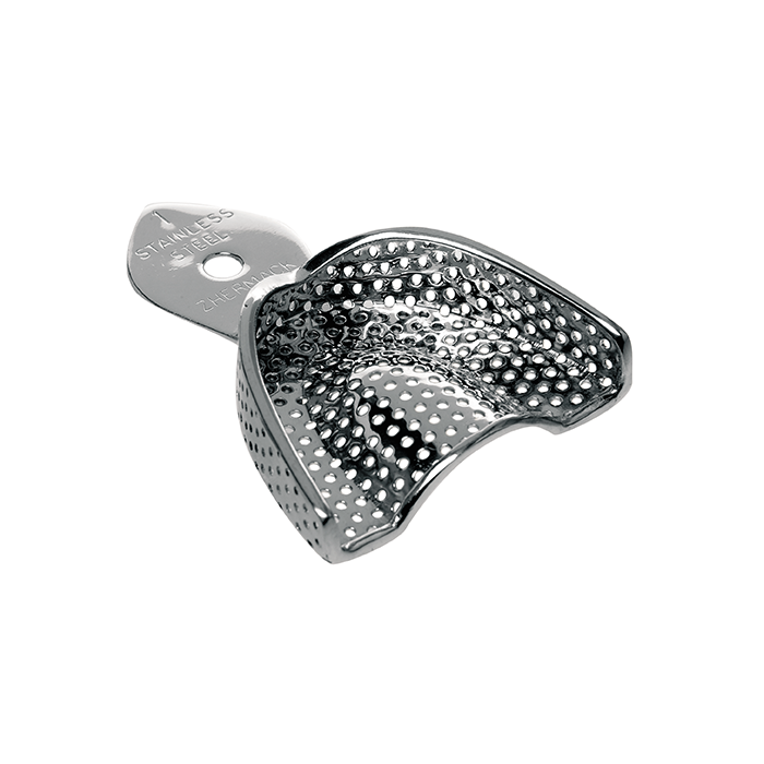 Изображение Ложка слепочная из нержавеющей стали, размер 2, верхняя, Hi-Tray, 1 шт, D52SP