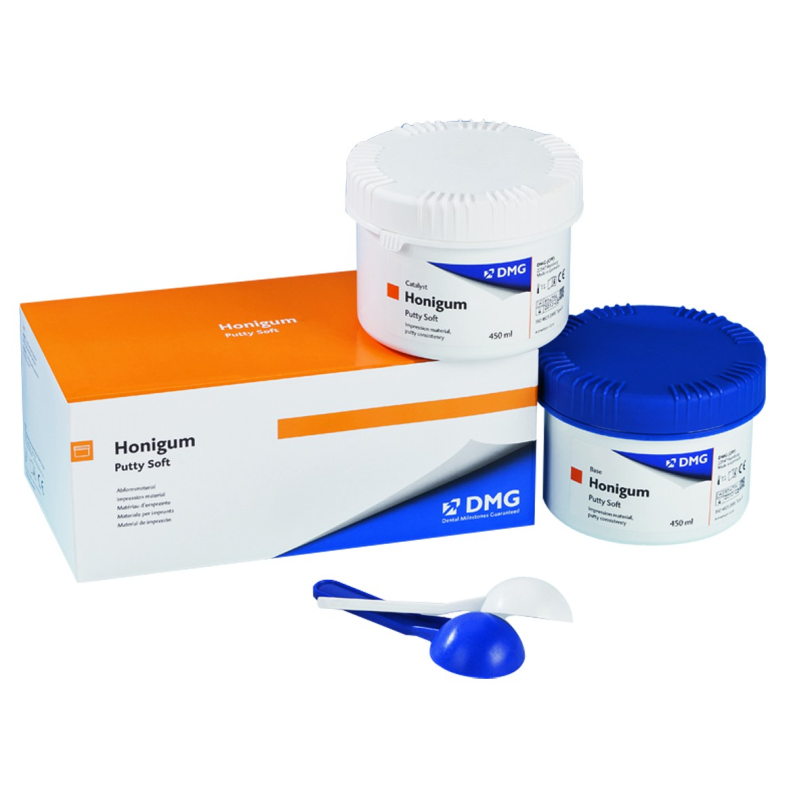 Изображение Honigum Putty Soft оттискный материал, мягкий, 2х450мл