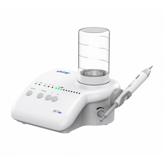 Изображение Скалер ультразвуковой Woodpecker DTE, автономный, с фиброоптикой, 8 насадок в комплекте