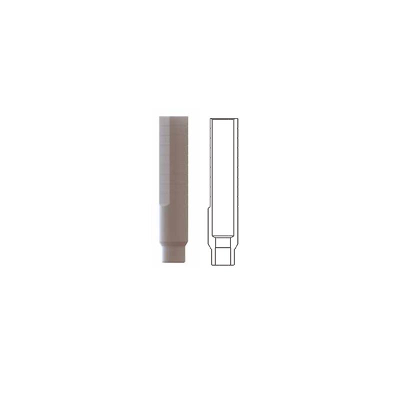 Изображение Абатмент пластиковый / Plastic sleeve w/Fixation Screw-Straight w/Hex P2NH-3,15
