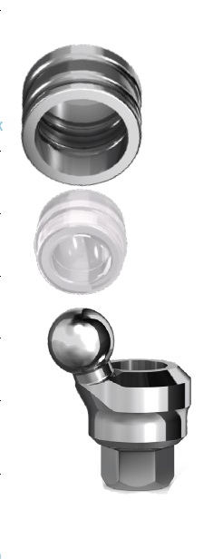 Изображение Аттачмент угловой шаровидный 20 градусов P5-3.75,20-5 set