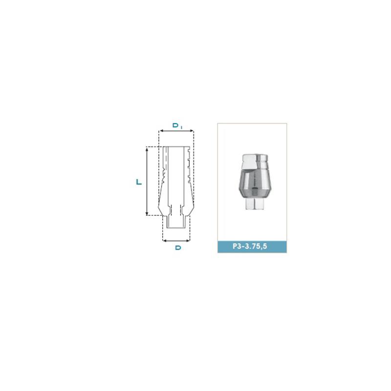 Изображение Абатмент антиротационный / Abutment anti-rotation P3-3.75,5
