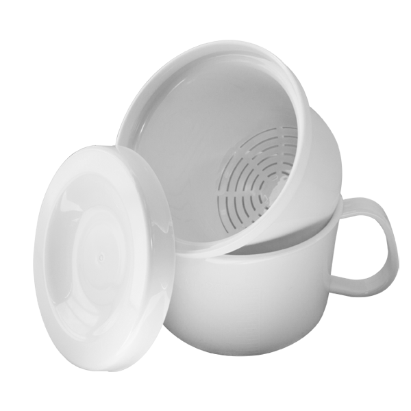 Изображение Контейнер КДС-0,2 КРОНТ полимерный с перфорированным поддоном и крышкой, 0,2л