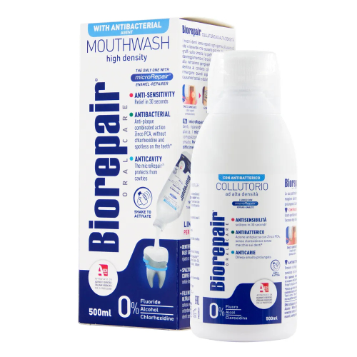 Изображение Ополаскиватель Biorepair  4-action mouthwash / Биорепейр 500мл