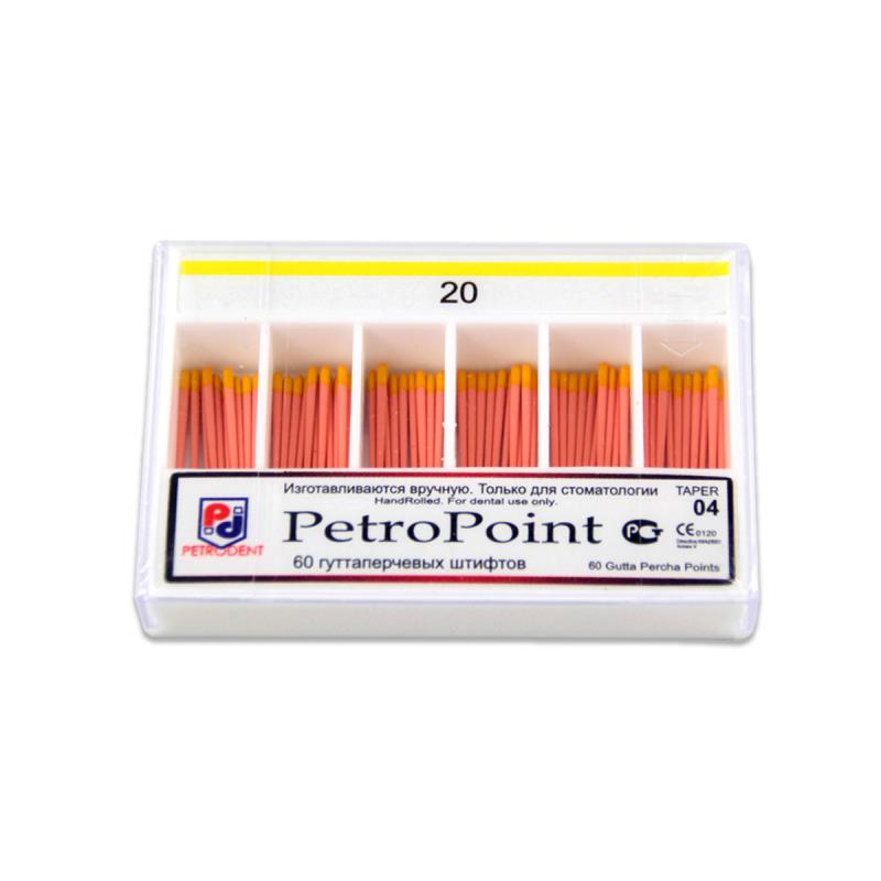 Изображение Штифты гуттаперчевые 04 №20 60шт Dispodent