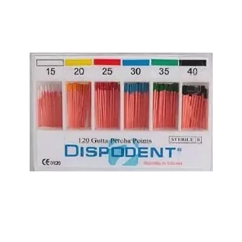 Изображение Штифты гуттаперчевые 06 №15 60шт Dispodent