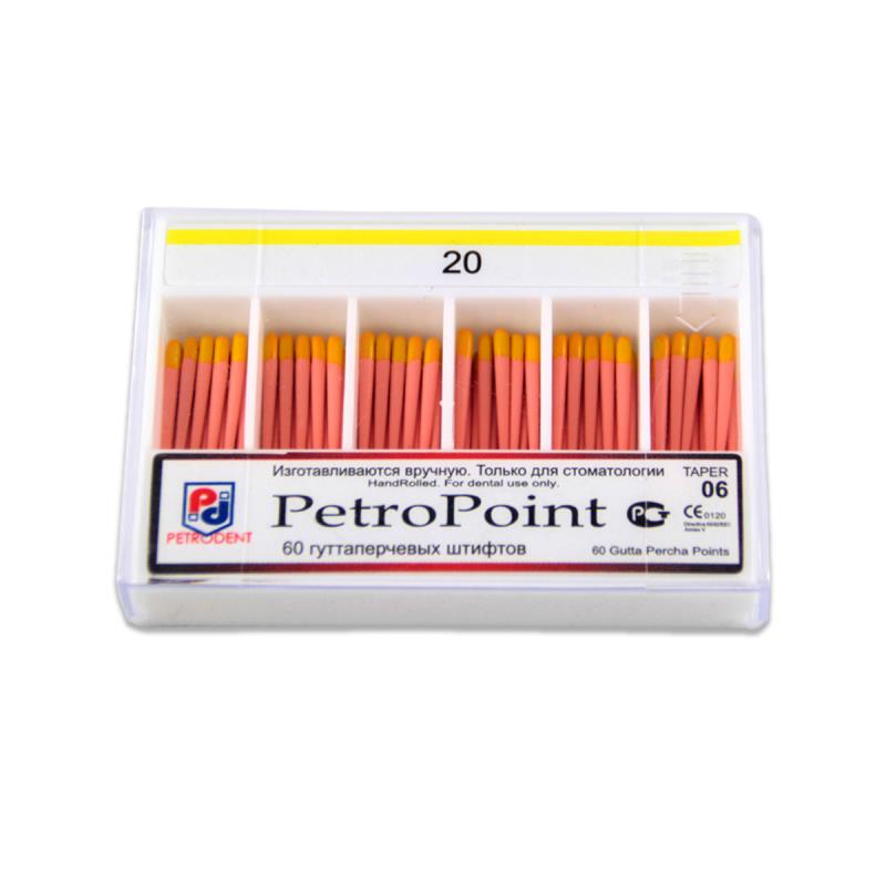 Изображение Штифты гуттаперчевые 06 №20 60шт Dispodent
