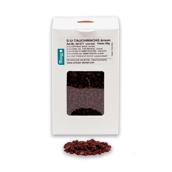 Изображение Воск погружной Schuler-Dental, цвет коричневый, коробка 300 гр, 1 шт
