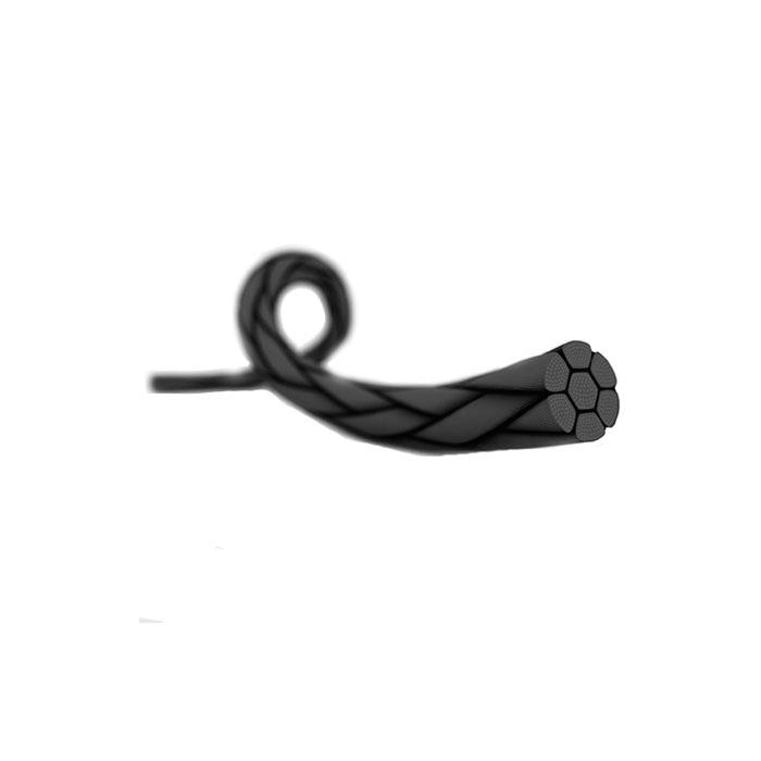 Изображение Шелк плетеный 75 см USP 3/0, с атравматической иглой 20 мм, черный, 25 шт