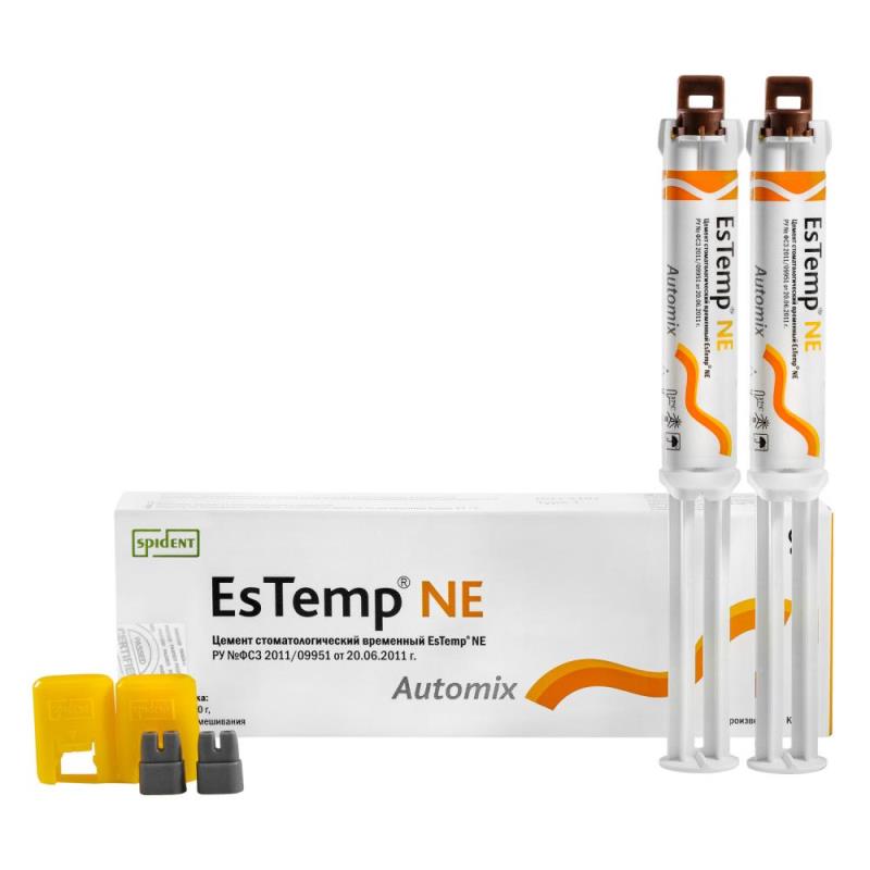 Изображение ЭсТемп / EsTemp NE без эвгенола цемент шприц 10г х2