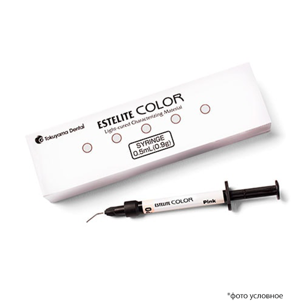 Изображение Estelite Color, цвет Pink Opaque (розовый опак), шприц 0,9гр