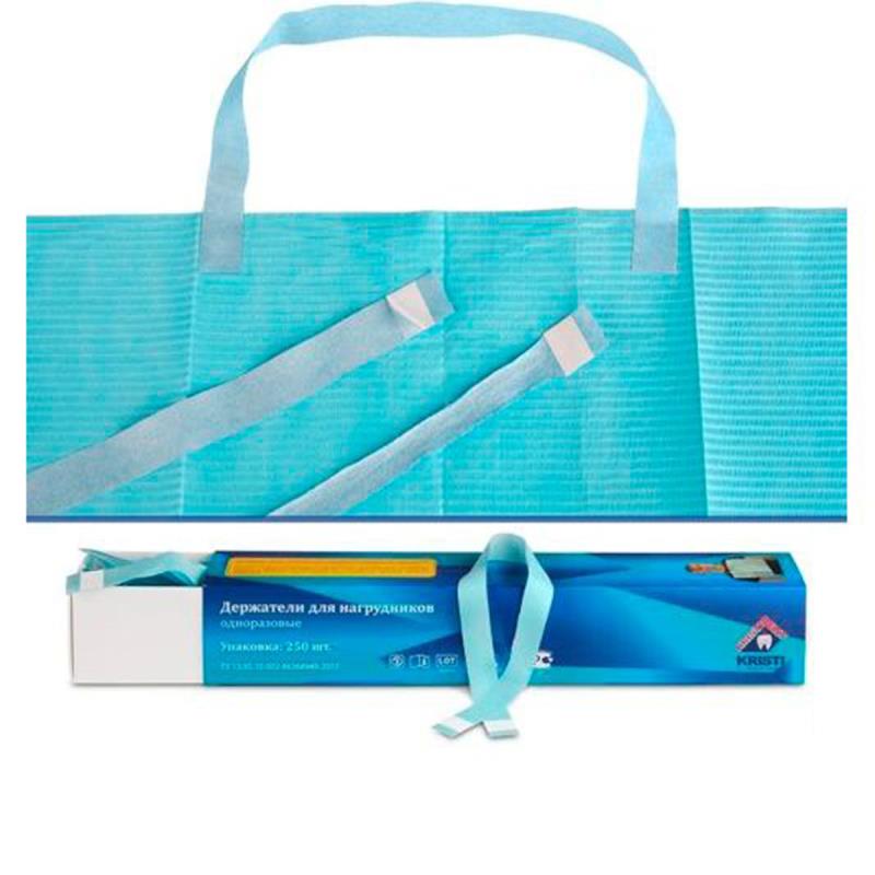 Изображение Держатели для нагрудников в упаковке 250шт одноразовые