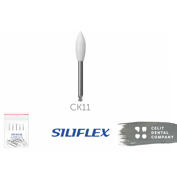 Изображение Головки эластичные Siliflex СК11, пламя, 10шт.