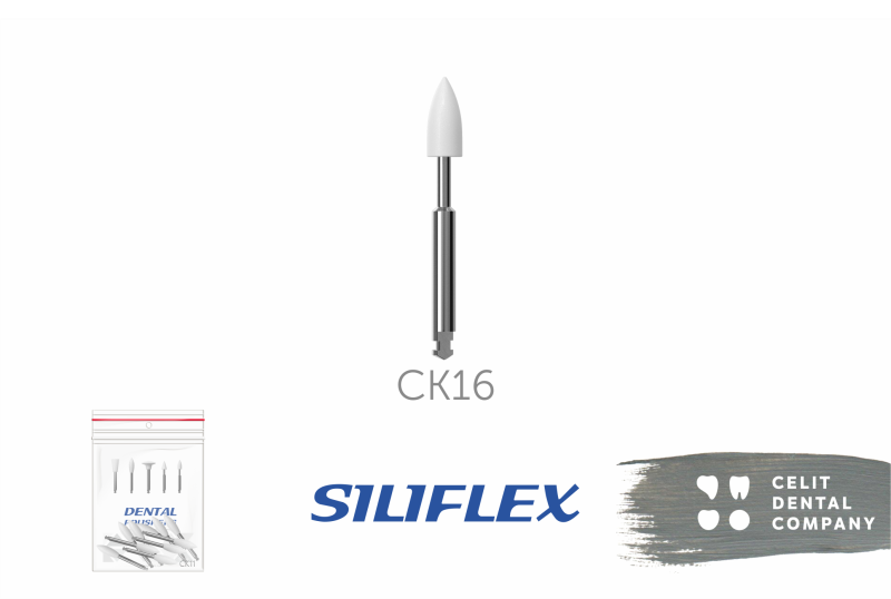 Изображение Головки эластичные Siliflex СК16, оливка, 10шт.
