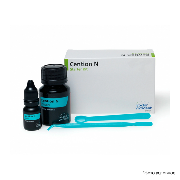 Изображение Набор Cention N Starter Kit флакон (порошок 15 г + жидкость 4гр A2) IVOCLAR 684199AN