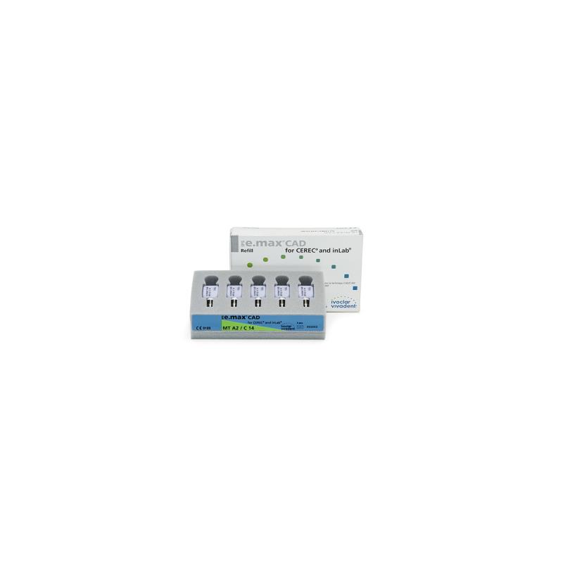 Изображение Емакс блоки для фрезерования / IPS e.max Cad for Cerec/inLab MT A2 C14/5 680029