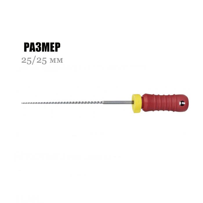 Изображение K -файлы/ K -Files, конусность 02, размер 25/25 мм, сталь, 6 шт