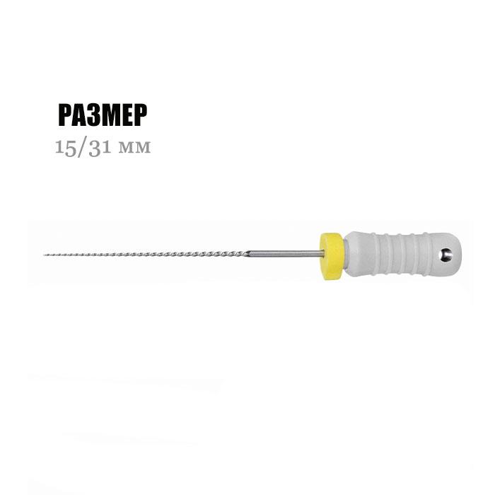 Изображение K -файлы/ K -Files, конусность 02, размер 15/31 мм, сталь, 6 шт