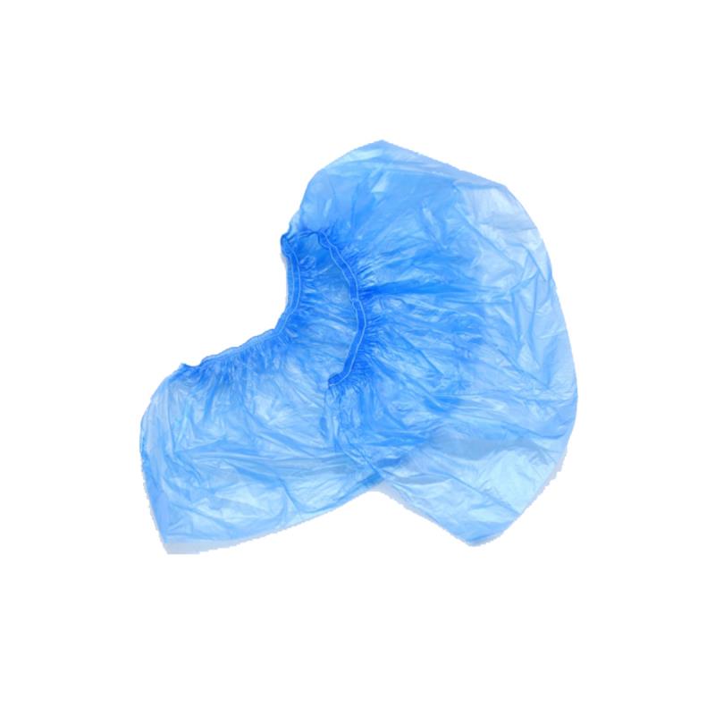 Изображение Бахилы п/эт на резинках гладкие 2,8г синие 50пар №50/3000 Элегрин ПНД-8/1р-С