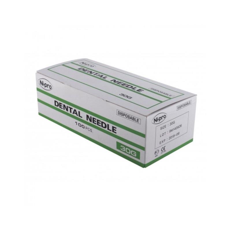 Изображение Иглы карпульные Ni-pro 30G 0,3мм х 16мм 1уп/100шт евро, Корея