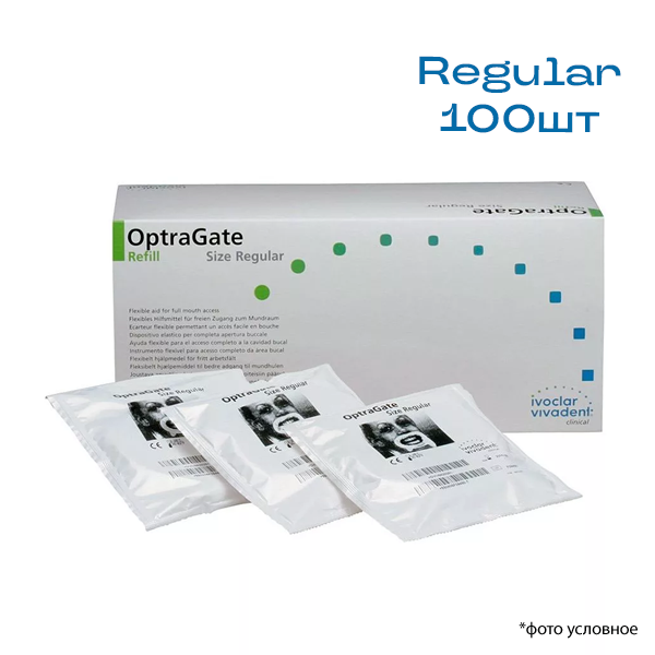 Изображение ОптраГейт / OptraGate ретрактор для губ и щек Regular 80шт 590850