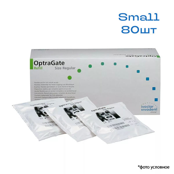 Изображение ОптраГейт / OptraGate ретрактор для губ и щек small 80шт 590851