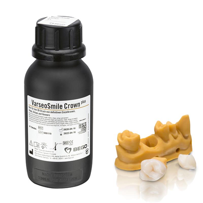 Изображение Материал стоматологический(смола) для 3D-печати VarseoSmile Crown plus B1 500г, 41110