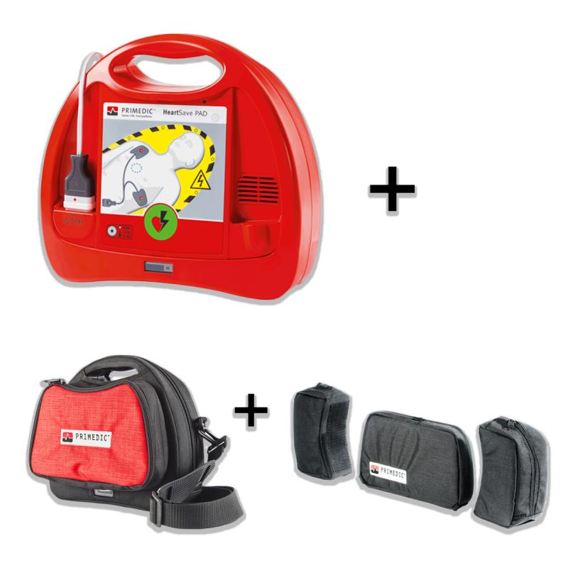 Изображение Дефибриллятор PRIMEDIC HeartSave PAD M250+97653 Cумка для HeartSave (M250) с карманом для принадлежностей, вкл переносной ремень