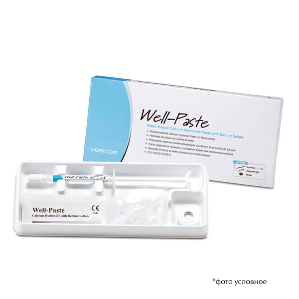 Изображение Well-Paste материал для пломб корн каналов шприц 2гр (Гидроксид кальция с сульфатом бария)