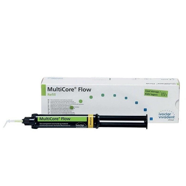 Изображение Мультикор флоу/ MultiCore flow refill дв/о белый двойной шприц 10гр 604168 IVOCLAR