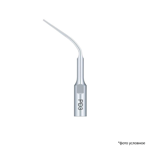 Изображение Насадка к скалеру PD3 для удаления поддесневого зубного камня и глубоких отложений DTE