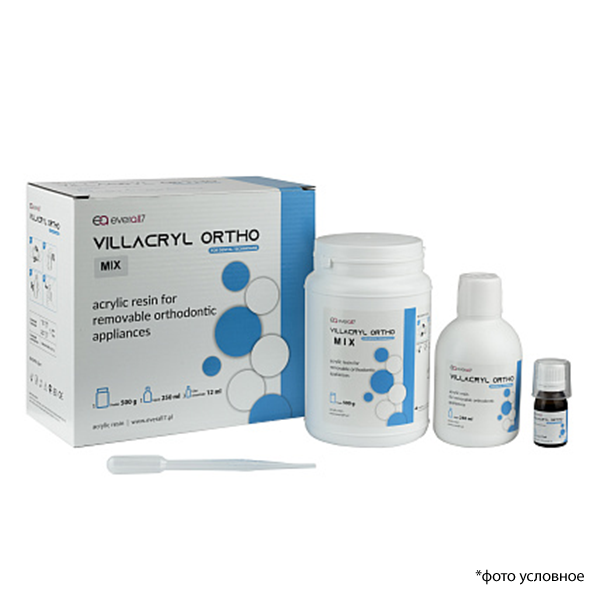 Изображение Виллакрил Орто микс / Villacryl Ortho mix 500g + 250ml + 3x12ml