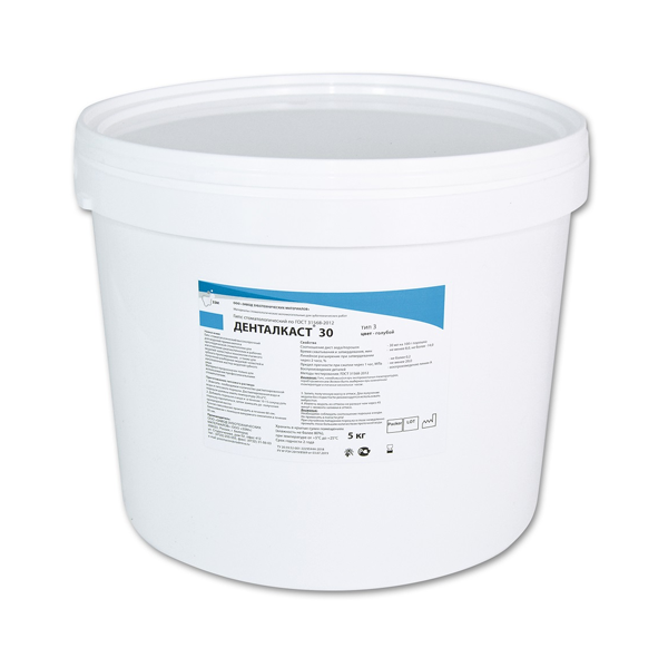 Изображение Гипс стоматологический ДЕНТАЛКАСТ 30, 5кг