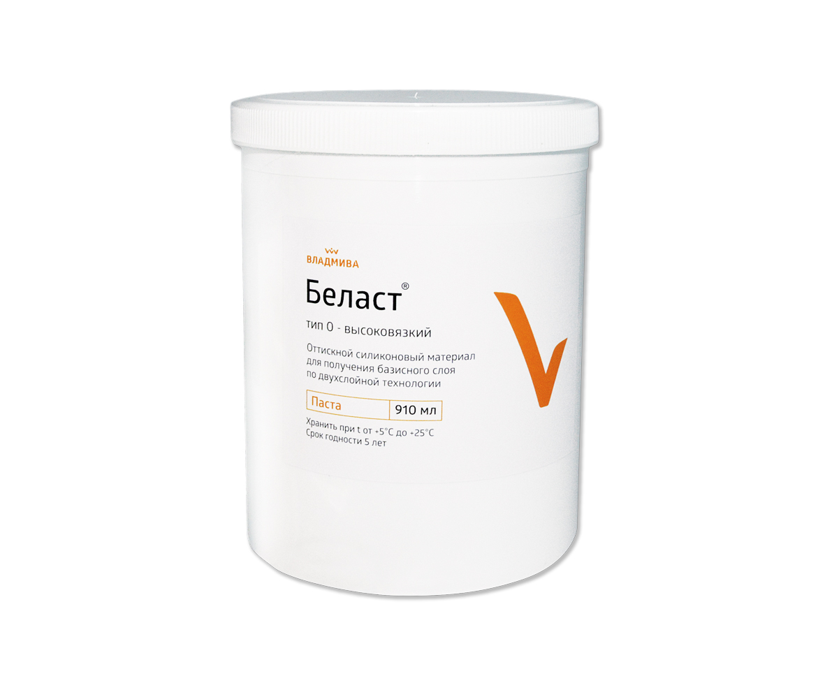 Изображение БЕЛАСТ тип 0, высоковязкий силикон, жесткий, 910 мл