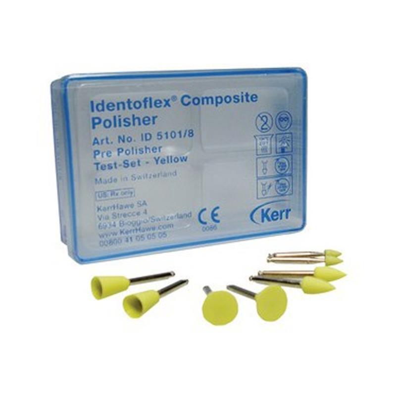 Изображение Полиры д/композитов / Identoflex Composite Prepolishers д/предварит полировки чашечка желтые 12шт ID5081/12