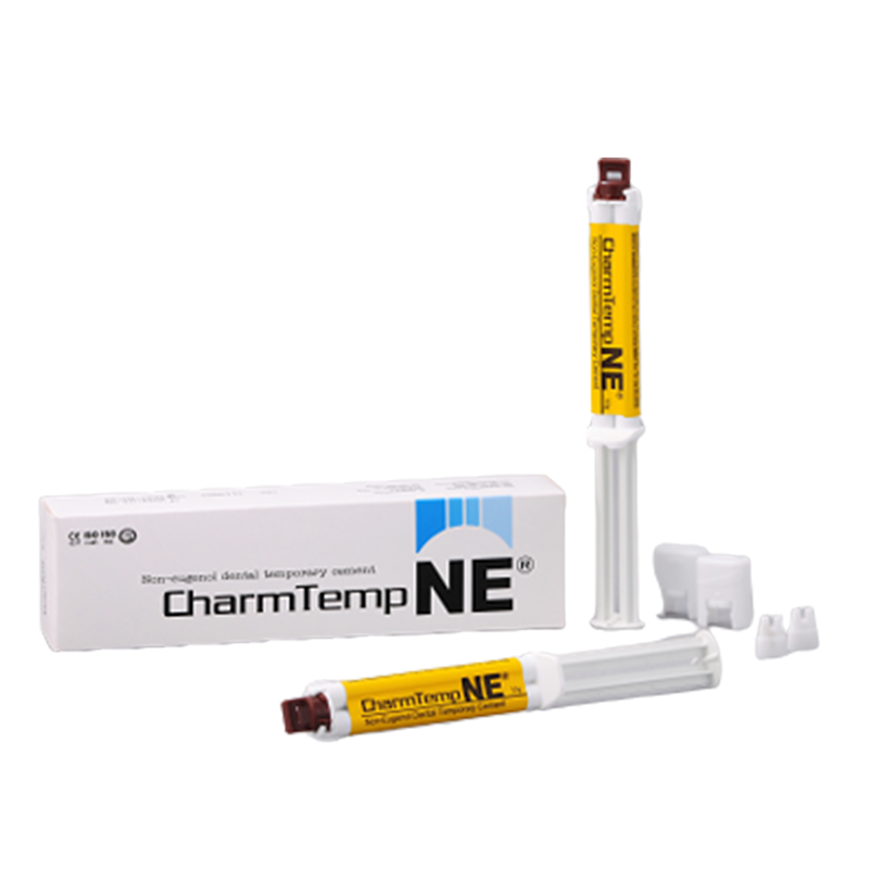 Изображение CharmTemp NE - цемент для временной фиксации штифтов, коронок, мостов, 2х10мл