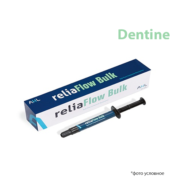 Изображение РелиаФлоу Балк / ReliaFlow Bulk bulk-fill 2гр Dentine наконечники 5шт Advanced Healthcare