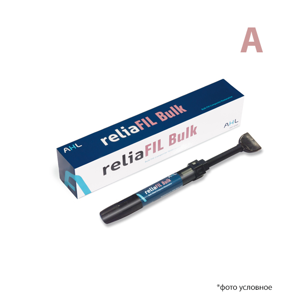 Изображение РелиаФил Балк / ReliaFIL Bulk пакуемый композит типа «bulk fill» А шприц 4 г