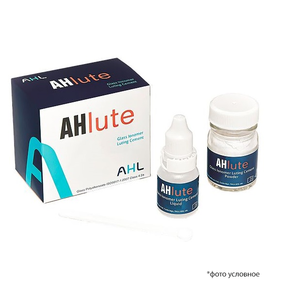 Изображение АшЛют / AHlute цемент стоматологический стеклоиономерный, порошок 15 г + жидкость 7 мл