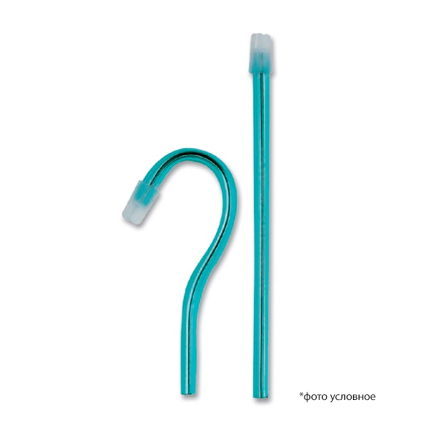 Изображение Блоссом / Blossom слюноотсосы-наконечники без фталатов одноразовые бирюзовые 150х6,5мм 100шт 2900E-ZT15MR/10