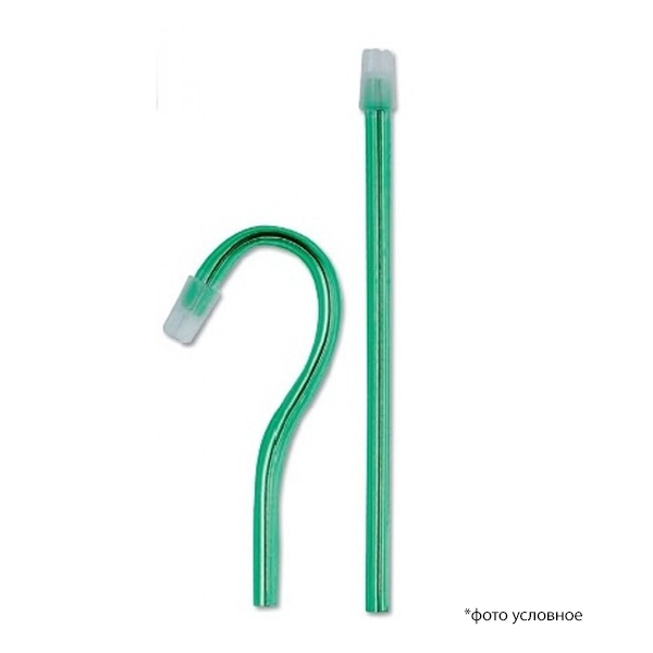 Изображение Блоссом / Blossom слюноотсосы-наконечники без фталатов одноразовые ярко-зеленые 150х6,5мм 100шт 2900E-VT15MR/10