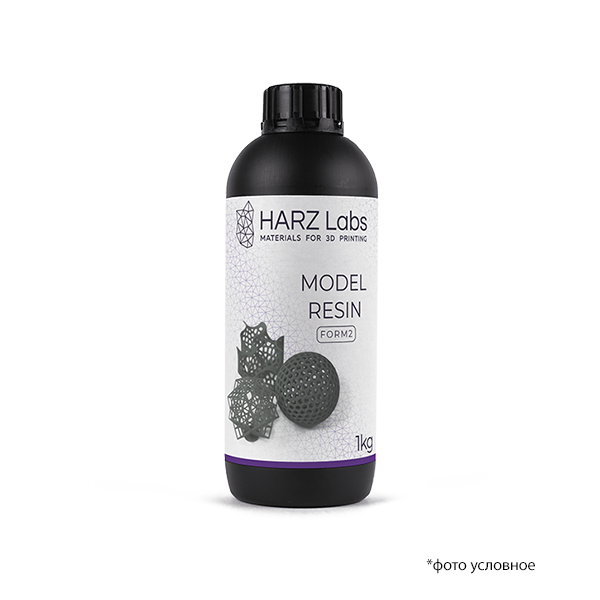 Изображение Материал для 3D-печати на основе полимеров Модел Грей / Model Grey Form2 (SLA/Form2)1000гр.