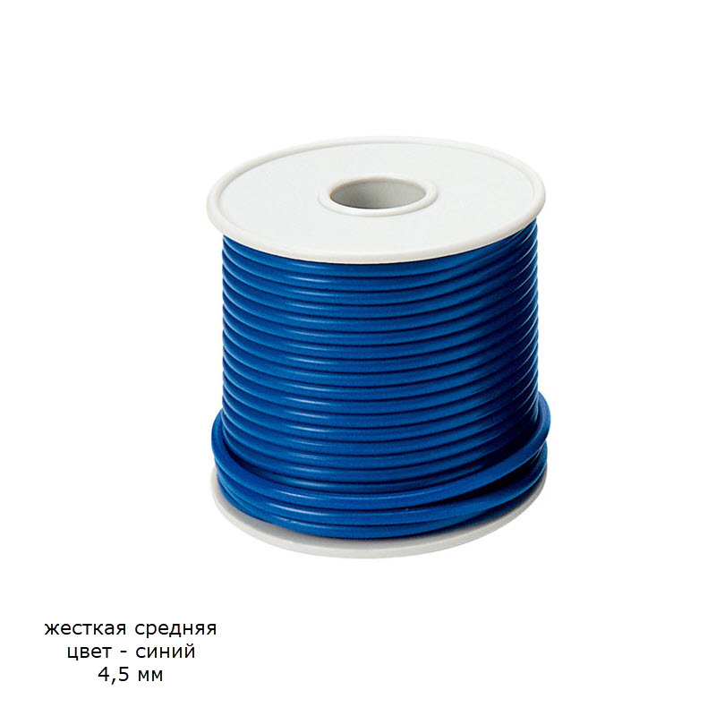 Изображение Проволока восковая 4,5мм, жесткая твёрдая (зелёная), на катушке, 250 гр.