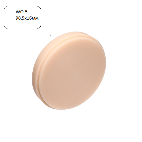 Изображение Диск Блок-заготовка Re-Fine Acrylic W0.5  98.5х16мм для CAM