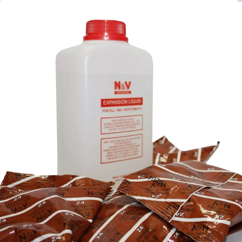 Изображение Паковочная масса Z4 для литья коронок и мостов, 30*500гр, с жидкостью 4л.