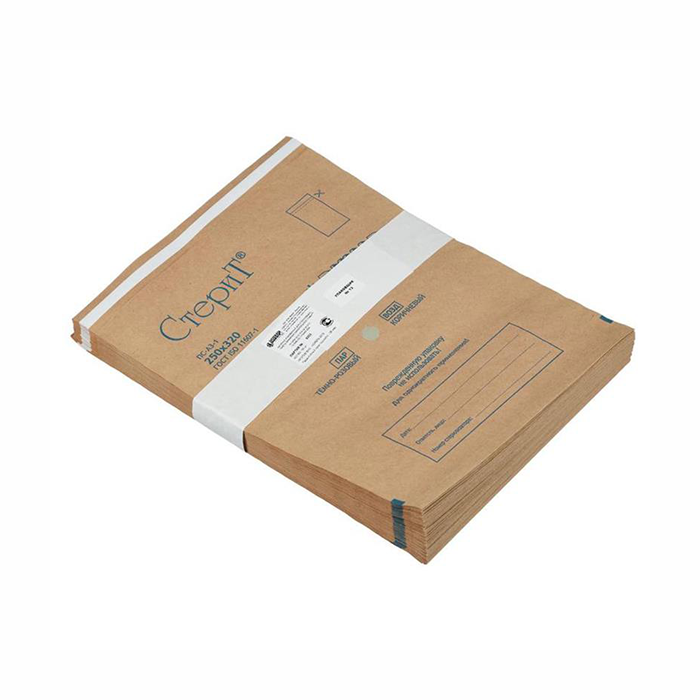 Изображение Крафтовые пакеты СтериТ для стерилизации 250х320мм, 100 шт