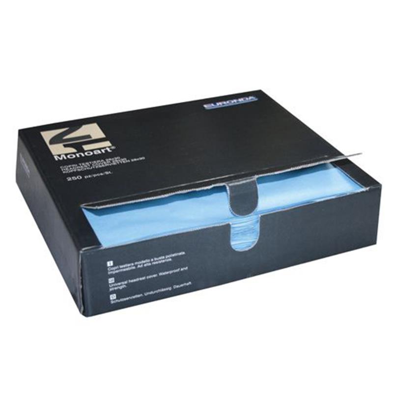 Изображение Чехлы для подголовников Monoart синие 28х30см 250шт EURONDA 213012