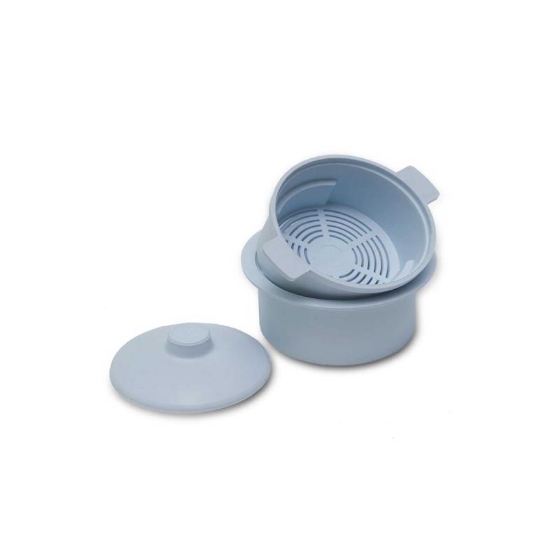 Изображение Емкость ЕкаДХ-0,1/01 100мл автоклавируемый из армлена и полистирола (серо-голубой)