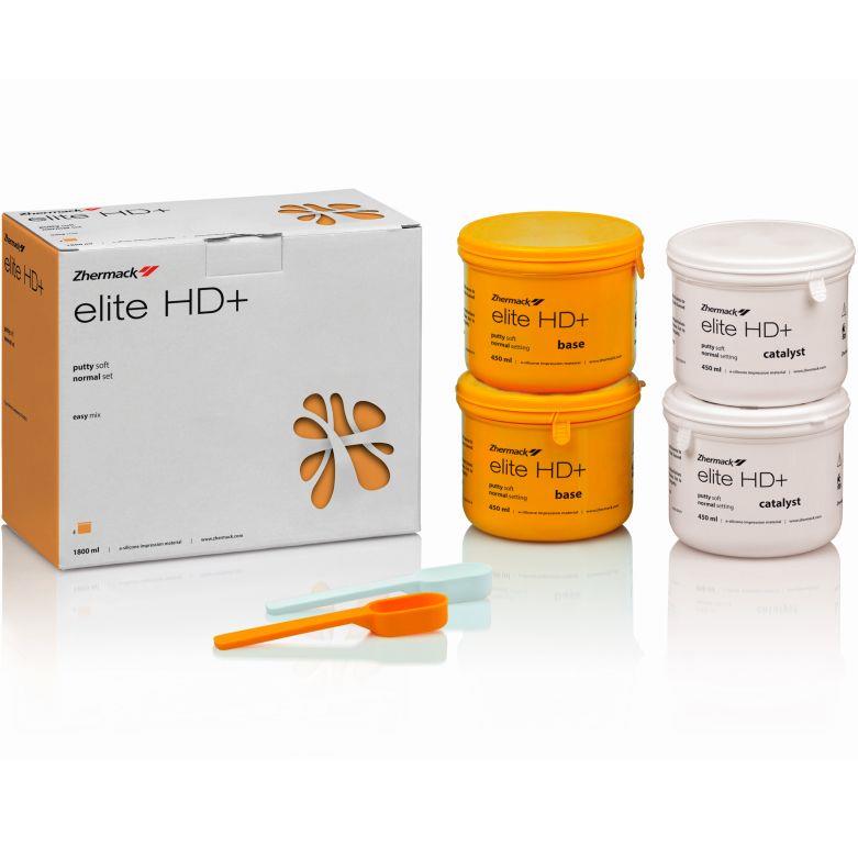 Изображение Elite HD Patty Soft Normal ECO слепочная масса, 4х450мл